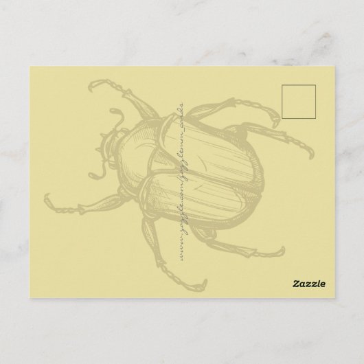 ビートル ポストカード (裏面)