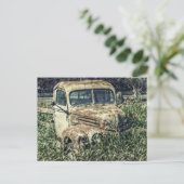 ビートヴィンテージアンティークワークトラックオンファーム ポストカード (スタンド正面)