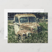 ビートヴィンテージアンティークワークトラックオンファーム ポストカード (正面/裏面)