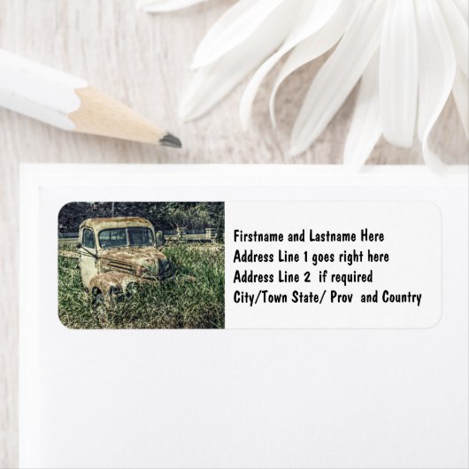 ビートヴィンテージアンティークワークトラックオンファーム ラベル (インサイチュ)