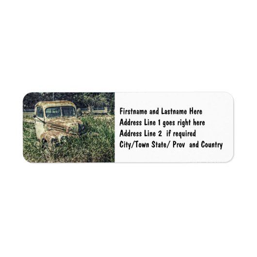 ビートヴィンテージアンティークワークトラックオンファーム ラベル (正面)