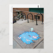 ビート付き釣り ポストカード (正面/裏面)