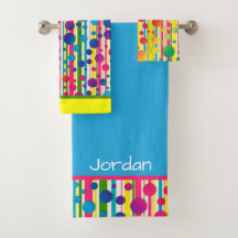 [ビート族の泡]レトロの水玉模様のストライプの虹1