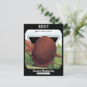 ビート早期血カブヴィンテージシードパケットルート ポストカード (スタンド正面)