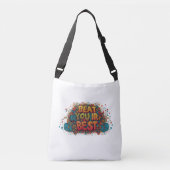 ビート最高のやる気を起こさせるデザイン クロスボディバッグ (正面)