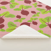 ビート模様 シェルパブランケット (3/4)