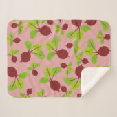 ビート模様 シェルパブランケット (正面(横))