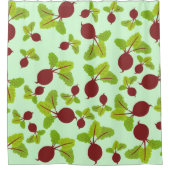 ビート模様 シャワーカーテン (正面)