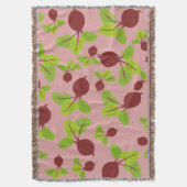 ビート模様 スローブランケット (正面縦)