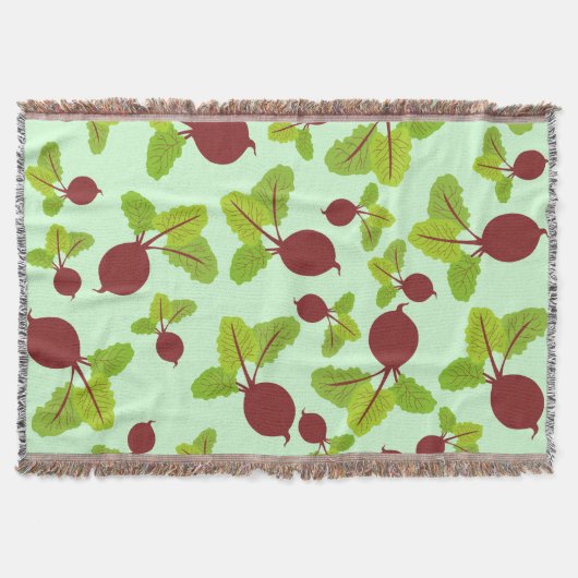 ビート模様 スローブランケット (正面)