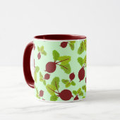 ビート模様 マグカップ (正面左)