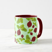 ビート模様 マグカップ (正面右)