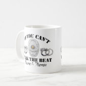 ビート歩くことができなければ警察 コーヒーマグカップ (正面左)