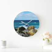 ビート海 ラージ壁時計 (ホーム)