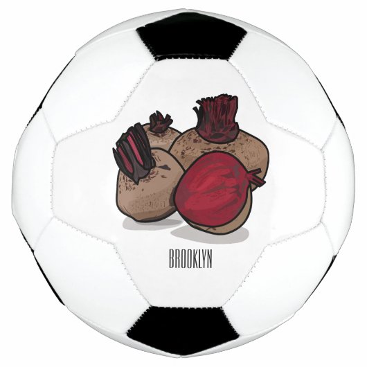 ビート漫画イラストレーション サッカーボール (正面)