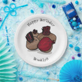 ビート漫画イラストレーション ペーパープレート (パーティー)