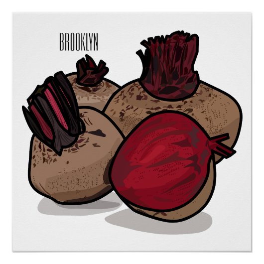 ビート漫画イラストレーション ポスター (正面)