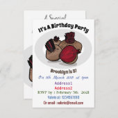 ビート漫画イラストレーション 招待状 (正面/裏面)