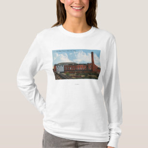 ビート砂糖の工場の外観 Tシャツ