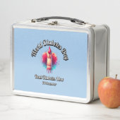 ビート糖尿病。世界糖尿病の日。 メタルランチボックス (インサイチュ)