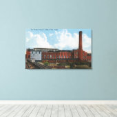 ビート糖工場の外観 キャンバスプリント (インサイチュ (ウッドフロア))