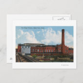 ビート糖工場の外観 ポストカード (正面/裏面)