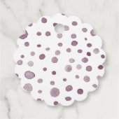 ビート紙吹雪水彩ドットメッセージカード フェイバータグ (裏面)