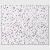 ビート紙吹雪水彩ドットラッピング紙 ラッピングペーパー (フラット)