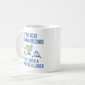 ビート記録 コーヒーマグカップ (正面左)