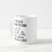 ビート記録 コーヒーマグカップ (正面左)