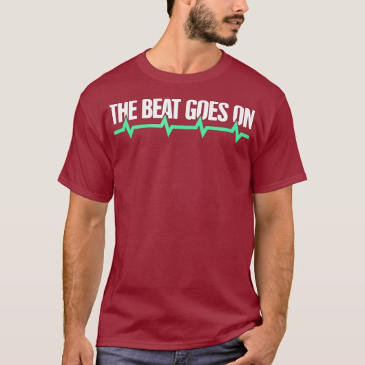 ビート-おもしろい回復オープンハートバイパス手術 Tシャツ (正面)