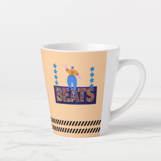 ビート カフェラテマグ (右)