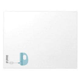 ビート |ブルーキッチンビーター ノートパッド