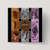 ビート 缶バッジ (正面)