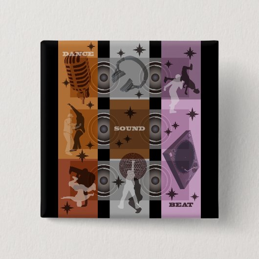 ビート 缶バッジ (正面)