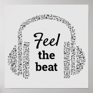 ビートDJ音楽引用文 ポスター