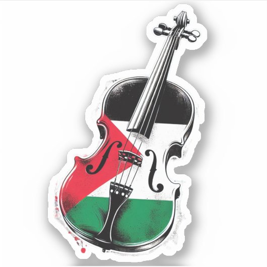 ビートFOR PALESTINE シール (正面)