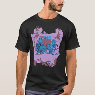 ビートIt Amour 80sテーマパーティエッセンシャルTシャツ Tシャツ