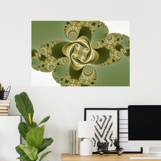 ビートThis - Fractal ポスター (ホームオフィス)