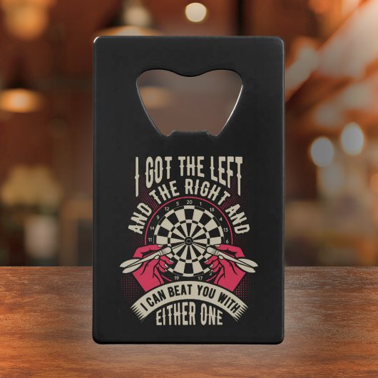 ビートYou With Both Hands - Dart Player クレジットカード栓抜き