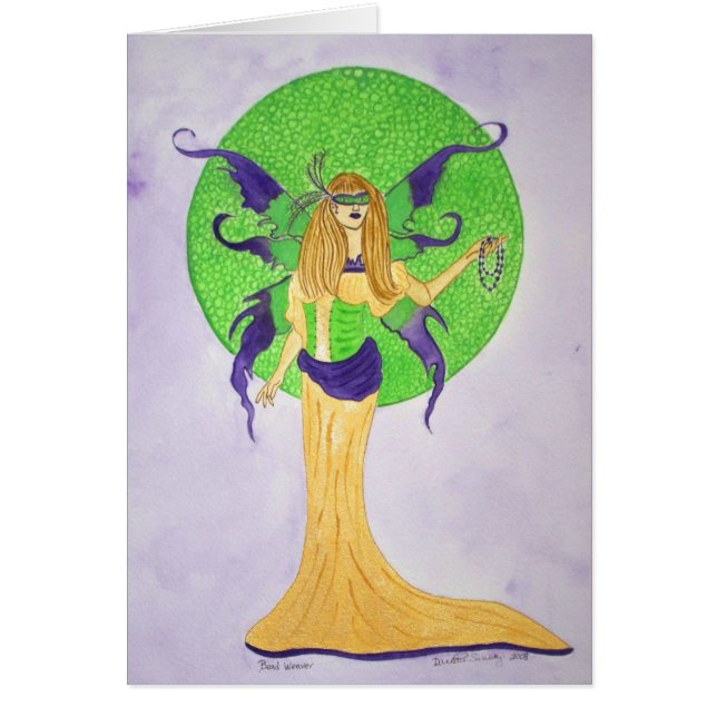 ビードの織工カード (正面)