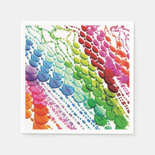 ビードカーテン スタンダードカクテルナプキン (正面)