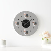 ビードコリーテーマ ラージ壁時計 (ホーム)