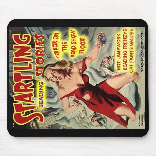 ビードショーの恐怖! マウスパッド (正面)