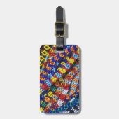 ビードワーク、メルモス、クワズル·ナタール、南アフリカ ラゲッジタグ (正面縦)