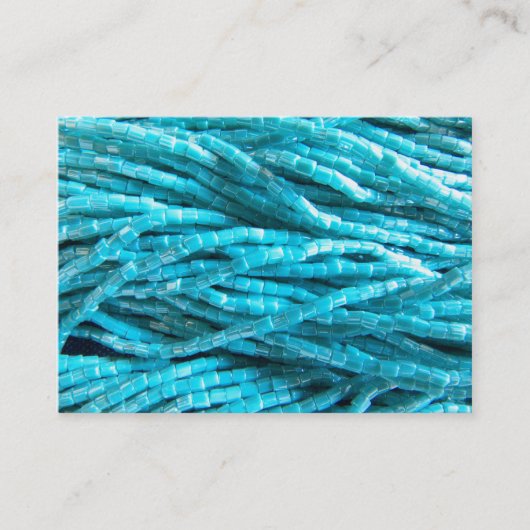 ビード編み 名刺 (正面)