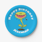 ビーナスおもしろいス捕獲植物漫画 ペーパープレート (正面)