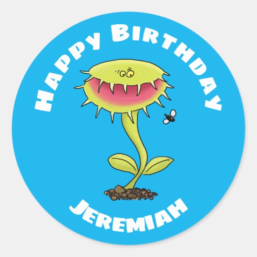 ビーナスおもしろいス捕獲植物漫画 ラウンドシール (正面)