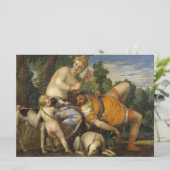 ビーナスとアドニス（Paolo Veronese著） カード (スタンド正面)