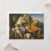 ビーナスとアドニス（Paolo Veronese著） カード (正面/裏面インサイチュ)